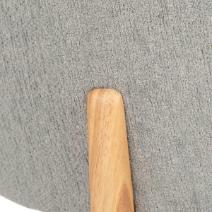 Beckett Fabric Dining Chair in Oak/Grey