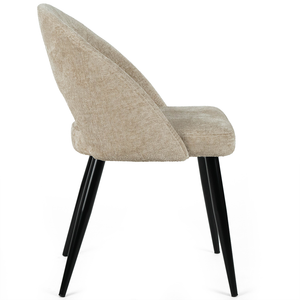 Brinley Chenille Dining Chair in Beige