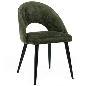 Brinley Chenille Dining Chair in Green