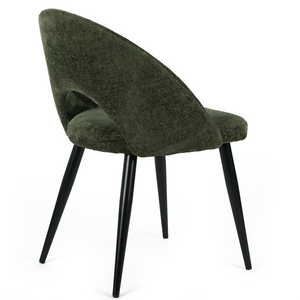 Brinley Chenille Dining Chair in Green
