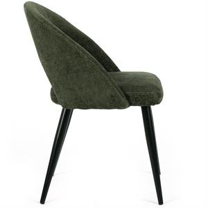Brinley Chenille Dining Chair in Green
