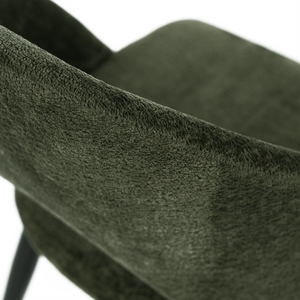 Brinley Chenille Dining Chair in Green