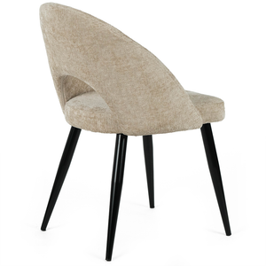 Brinley Chenille Dining Chair in Beige