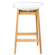 Brodi Bar Stool in Oak/White