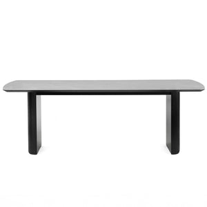 Cassius 220cm Ceramic Dining Table in Grey
