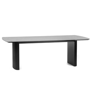 Cassius 220cm Ceramic Dining Table in Grey