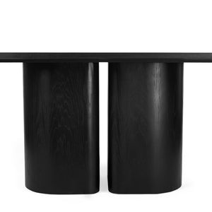 Duke 220cm Dining Table in Black
