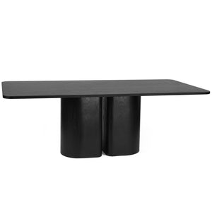 Duke 220cm Dining Table in Black