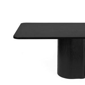 Duke 220cm Dining Table in Black