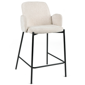 Fraser Fabric Kitchen Bar Stool in Oat