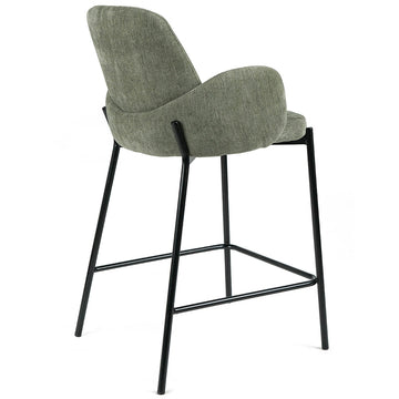 Fraser Fabric Kitchen Bar Stool in Green