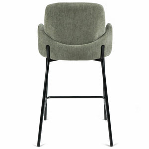 Fraser Fabric Kitchen Bar Stool in Green