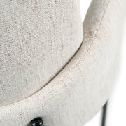 Fraser Fabric Kitchen Bar Stool in Oat