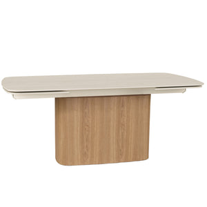 Isabella 180-270cm Timber & Stone Extendable Dining Table "Create Your Own"