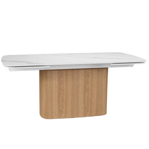 Isabella 180-270cm Timber & Stone Extendable Dining Table "Create Your Own"