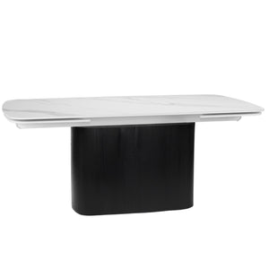 Isabella 180-270cm Timber & Stone Extendable Dining Table "Create Your Own"