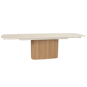 Isabella 180-270cm Timber & Stone Extendable Dining Table "Create Your Own"