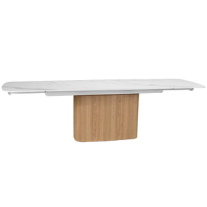 Isabella 180-270cm Timber & Stone Extendable Dining Table "Create Your Own"