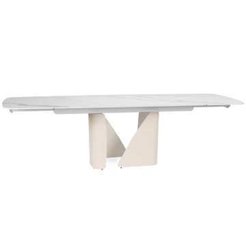 Isabella 180-270cm Steel & Stone Extendable Dining Table "Create Your Own"