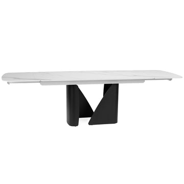 Isabella 180-270cm Steel & Stone Extendable Dining Table "Create Your Own"