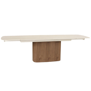 Isabella 180-270cm Timber & Stone Extendable Dining Table "Create Your Own"