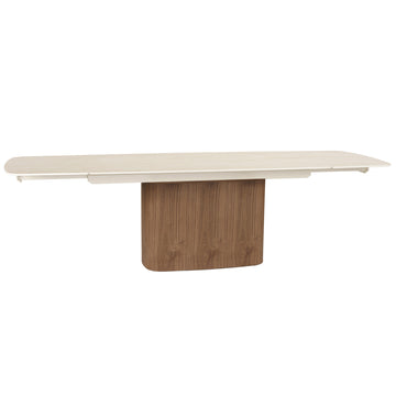 Isabella 180-270cm Timber & Stone Extendable Dining Table "Create Your Own"
