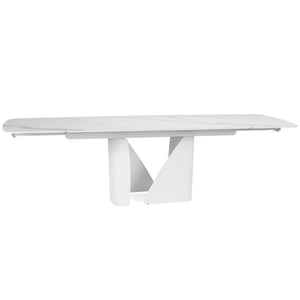 Isabella 180-270cm Steel & Stone Extendable Dining Table "Create Your Own"