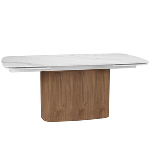 Isabella 180-270cm Timber & Stone Extendable Dining Table "Create Your Own"