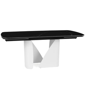 Isabella 180-270cm Steel & Stone Extendable Dining Table "Create Your Own"
