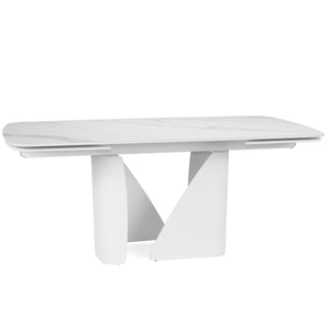 Isabella 180-270cm Steel & Stone Extendable Dining Table "Create Your Own"