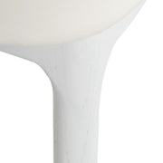 Jace Leatherette Kitchen Bar Stool in White/White