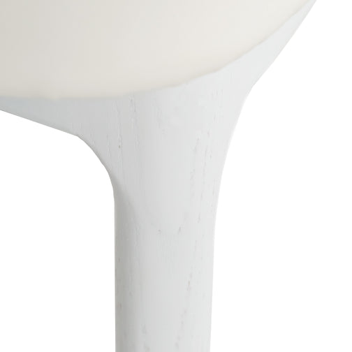 Jace Leatherette Kitchen Bar Stool in White/White