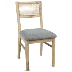 Lane Rattan Dining Chair in Grey