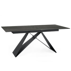 Luna 180-240cm Extendable Dining Table in Shadow Grey