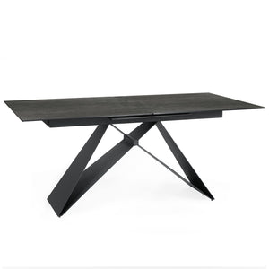 Luna 180-240cm Extendable Dining Table in Shadow Grey