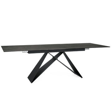 Luna 180-240cm Extendable Dining Table in Shadow Grey