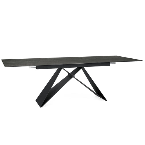 Luna 180-240cm Extendable Dining Table in Shadow Grey