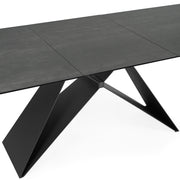 Luna 180-240cm Extendable Dining Table in Shadow Grey
