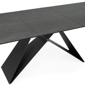 Luna 180-240cm Extendable Dining Table in Shadow Grey