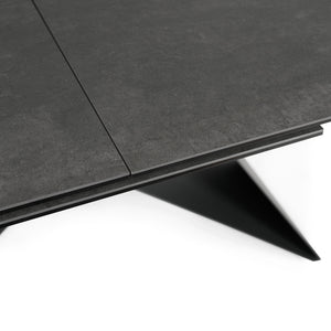 Luna 180-240cm Extendable Dining Table in Shadow Grey