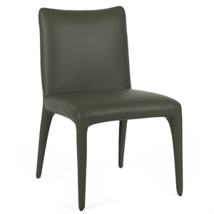 Madden Leatherette Dining Chair in Olive