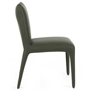 Madden Leatherette Dining Chair in Olive