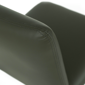 Madden Leatherette Dining Chair in Olive