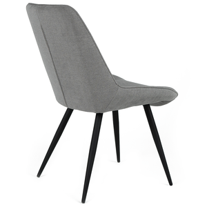Manfred Fabric Dining Chair in Light Grey