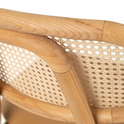 Marley Leatherette Dining Chair in Tan