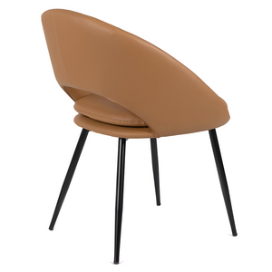 Otis Leatherette Dining Chair in Cappuccino