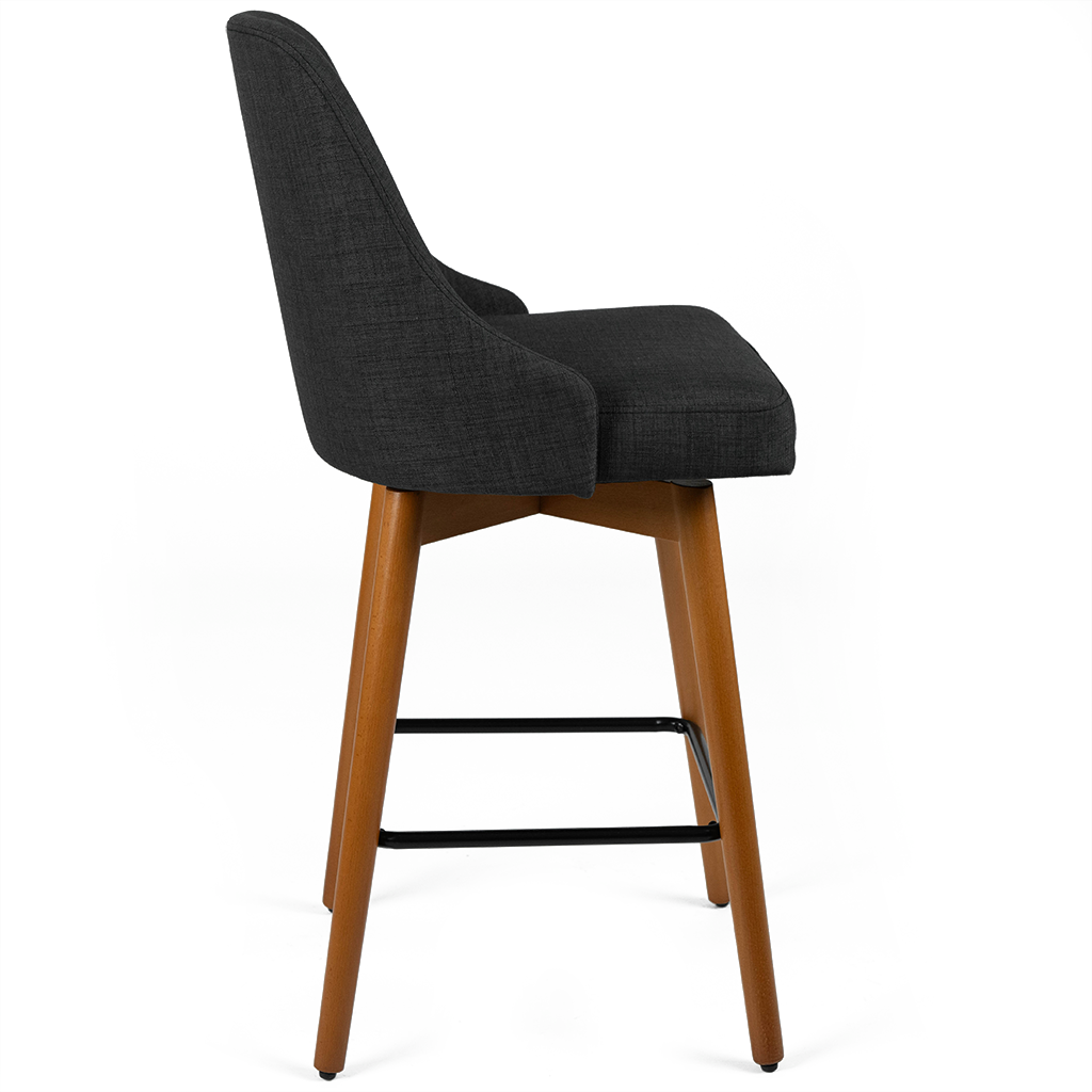 Patrick Kitchen Bar Stool in Charcoal Marc & Main