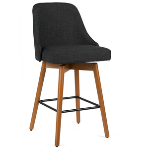 Patrick Kitchen Bar Stool in Charcoal