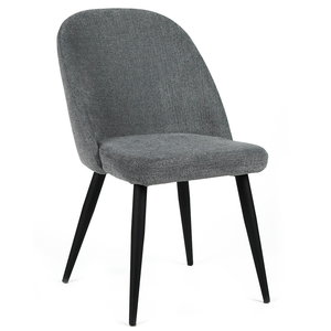 Remy Fabric Dining Chair in Dark Grey