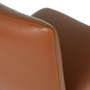 Madden Leatherette Dining Chair in Tan
